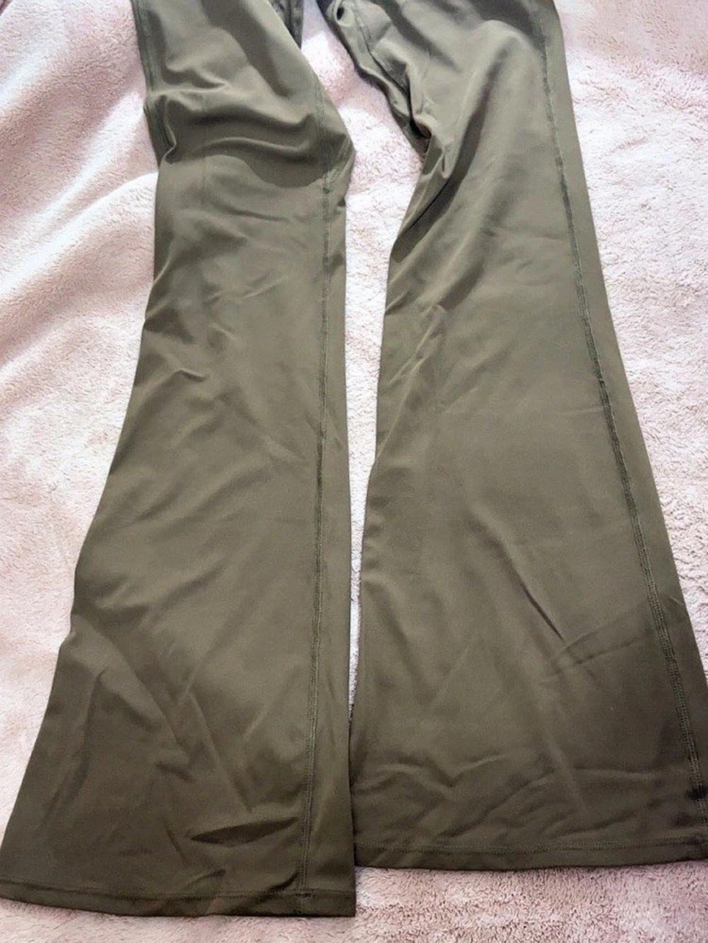 Flare leggings brown - small